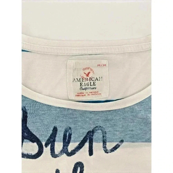 American Eagle Outfitters Women's Graphic Short Sleeve Tee Sun Enthusiast Medium - Picture 2 of 5